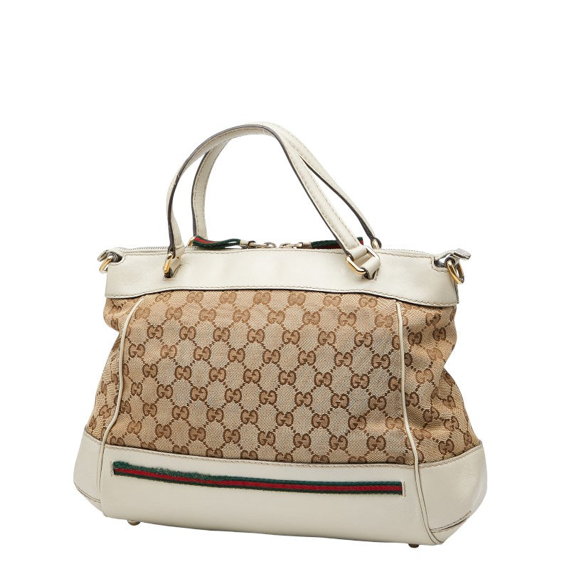Gucci Mayfair 2Way Bag Canvas Travel Bag Bag 4