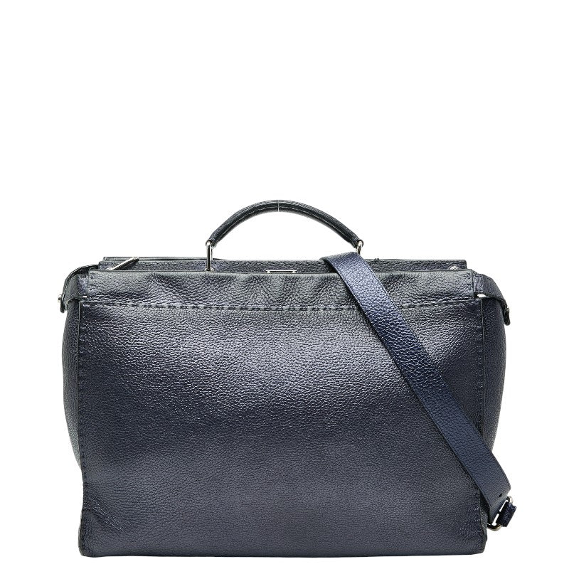 Fendi Peekaboo Fit Bag Bugs Eye Monster 2Way Bag Leather Travel Bag