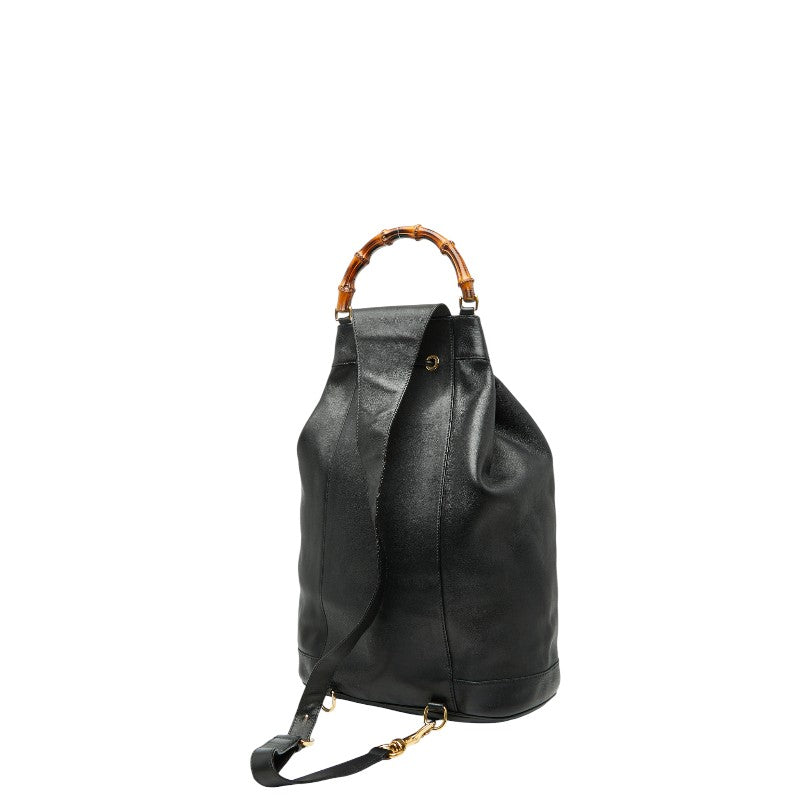 Gucci Bamboo 2Way Shoulder Bag Leather Bag 2