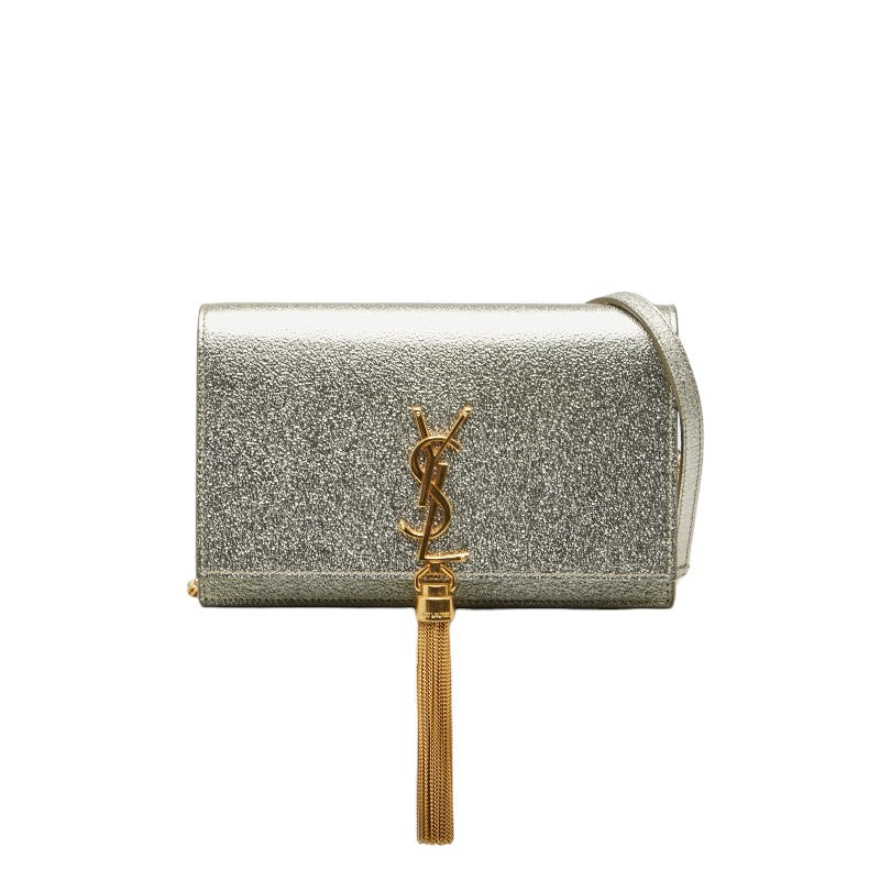 YSL Saint Laurent Kate Tassel Fringed Shoulder Bag Leather