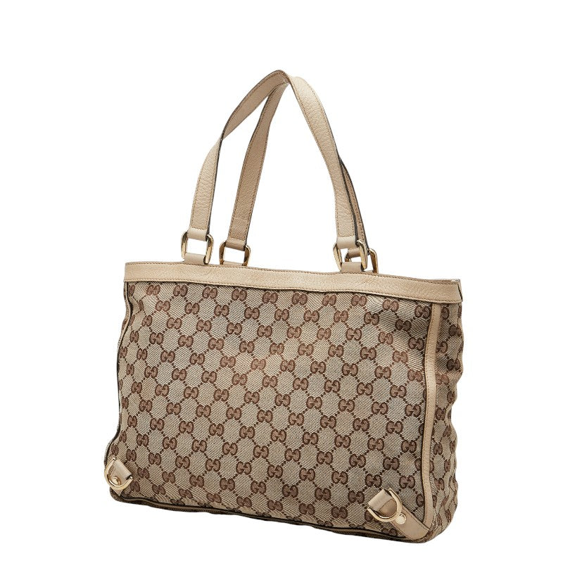 Gucci Abbey Tote Bag Canvas Tote Bag