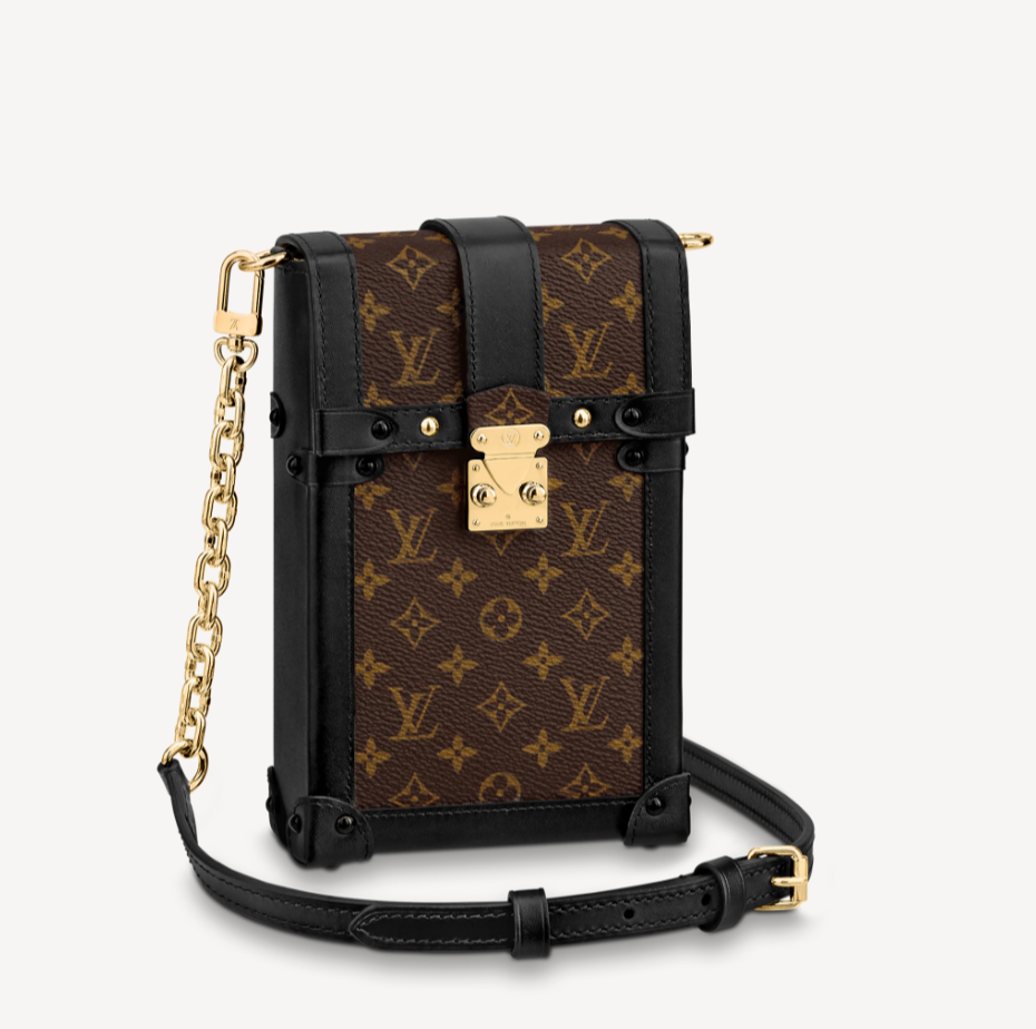 Top Quality Pochette Trunk Verticale For Women Canvas Monogram Crossbody Bag