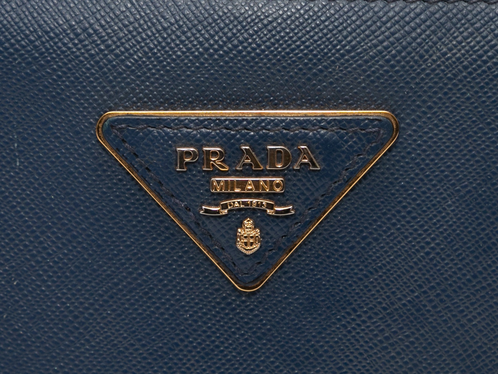 Prada Galleria Baltic Tote Bag Saffiano Blue Navy