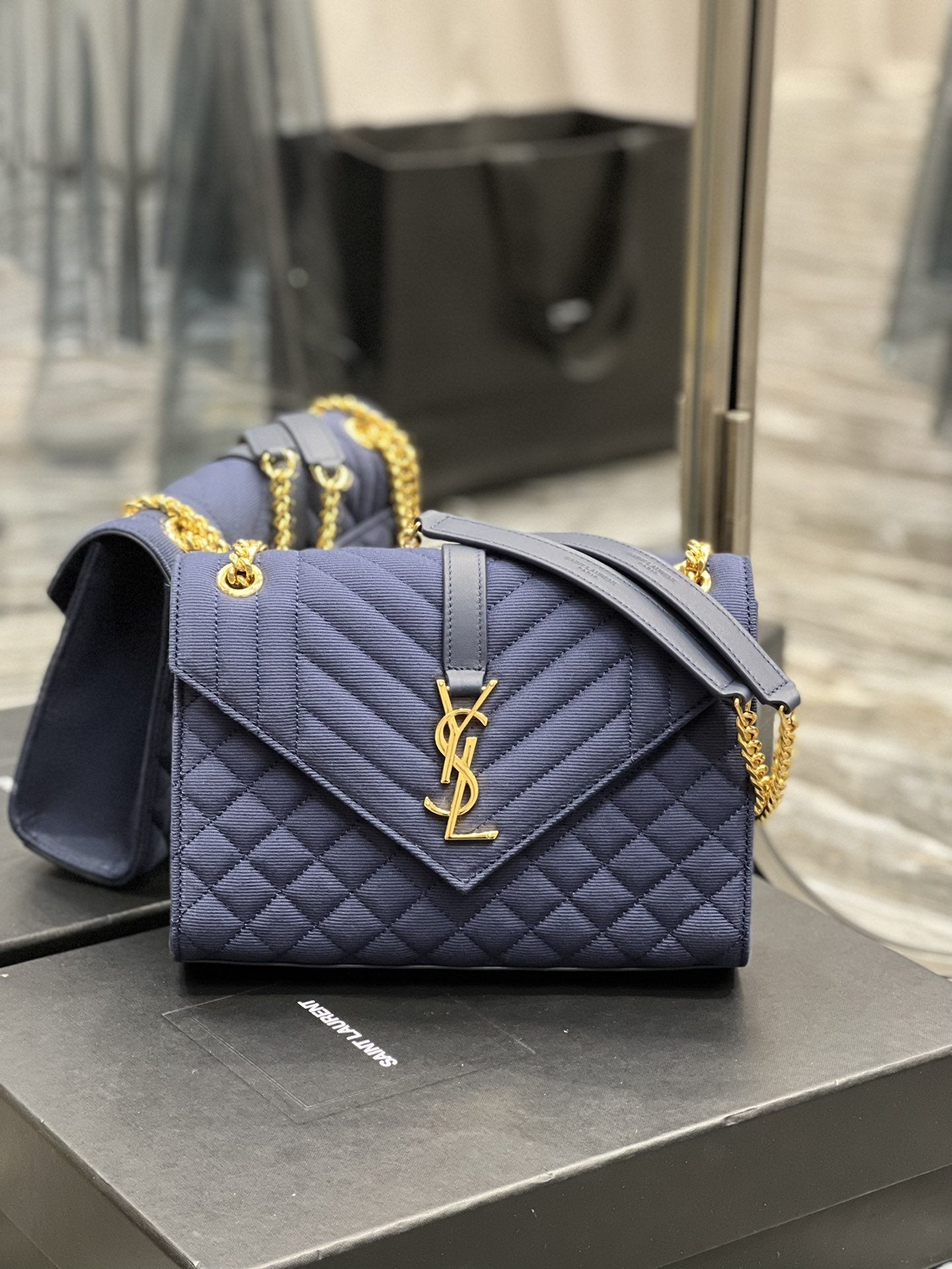 YSL Saint Laurent YSL Top Quality Envelope Metop Qualityum Bag Travel Bag