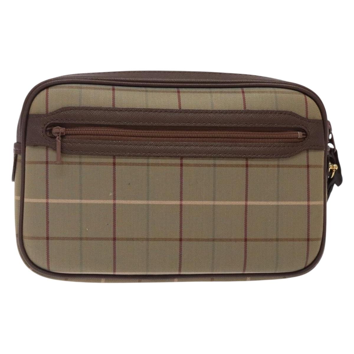 Burberry Nova Check Clutch Bag Canvas Beige Clutch Bag 15
