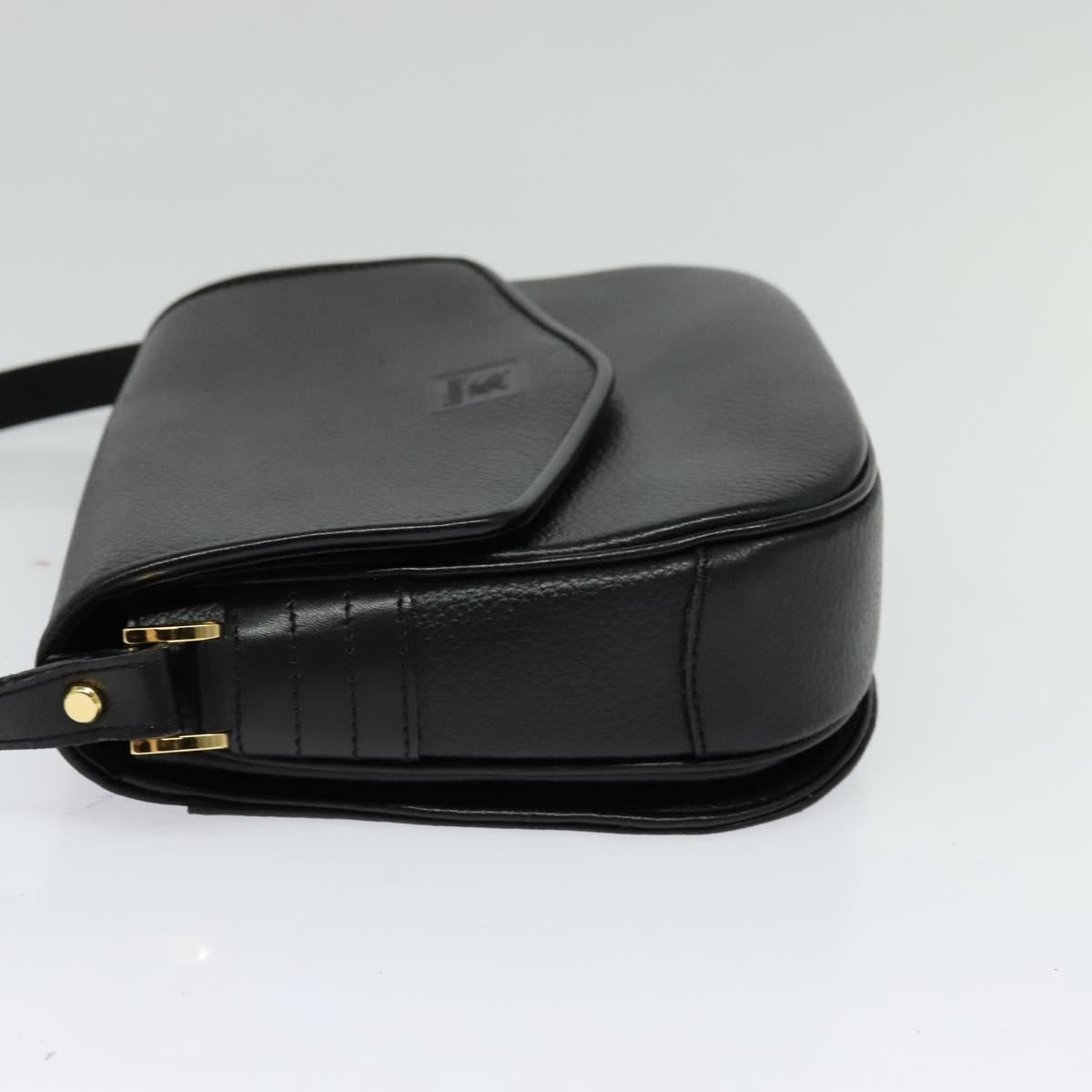 Burberry Nova Check Shoulder Bag Leather Black Shoulder Bag 12