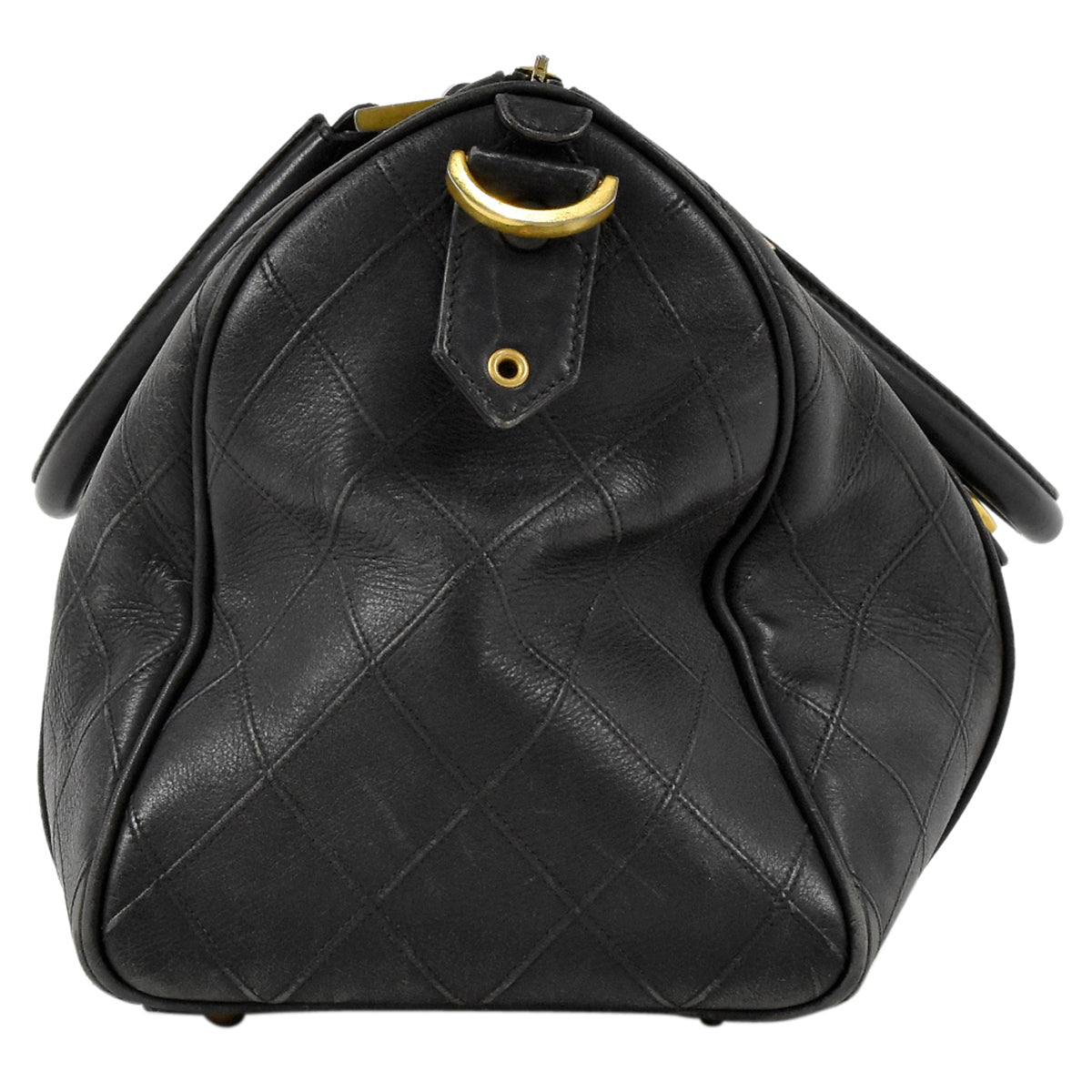 Chanel Bicolore Handbag Boston 2Way Shoulder Bag Mini