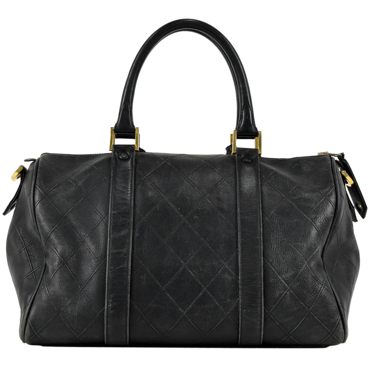 Chanel Bicolore Handbag Boston 2Way Shoulder Bag Mini