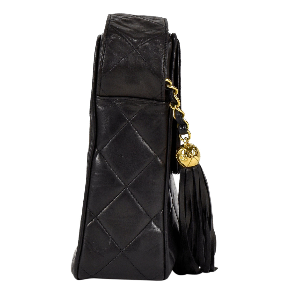 Chanel Coco Mark Fringe Shoulder Bag Tassel Matelasse Jewelry
