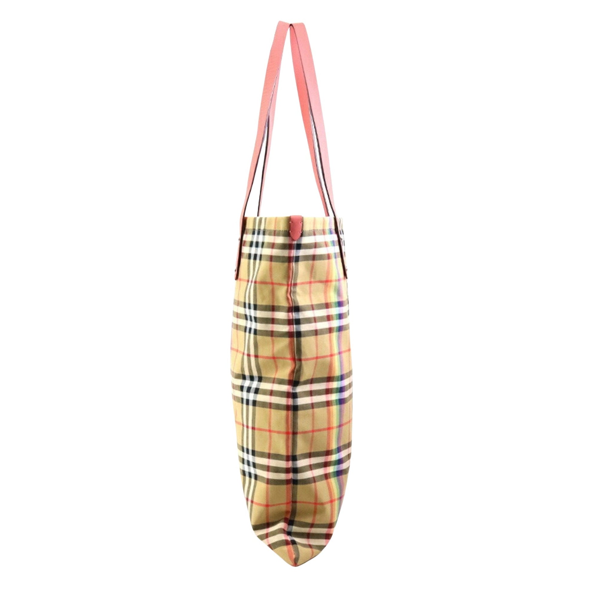 Burberry Luxury Nova Check Tote Tote Bag Check Tote 117
