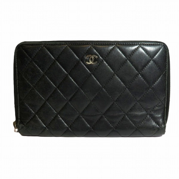 Chanel Matelasse Lambskin Long Wallet
