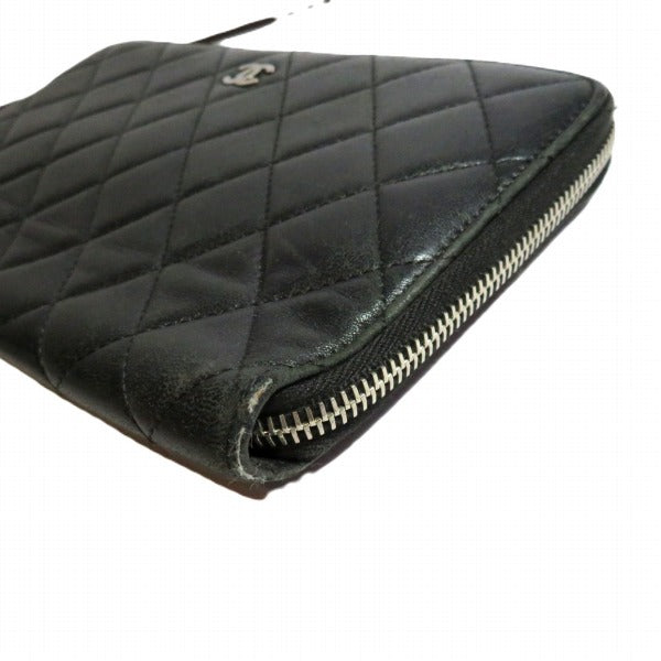 Chanel Matelasse Lambskin Long Wallet