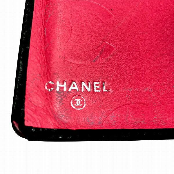 Chanel Cambon Line Leather Long Wallet