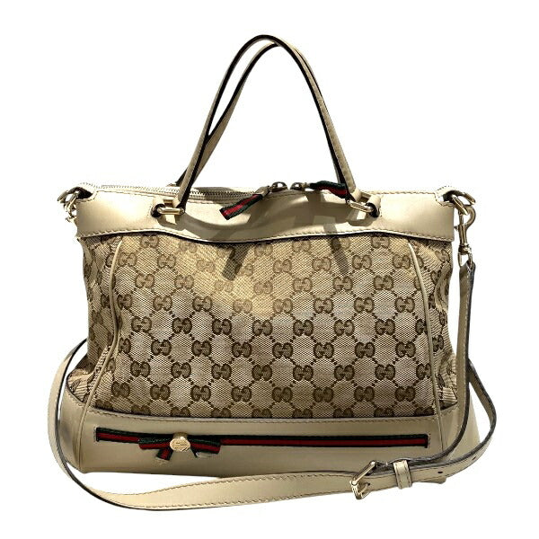 Gucci Sheline Line Shoulder Bag Canvas