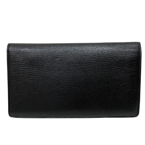 Chanel Coco Mark Leather Long Wallet