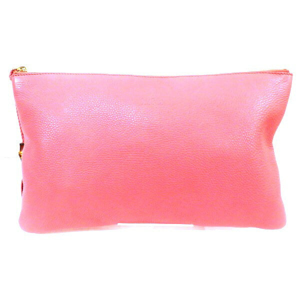 Gucci Bamboo Line Clutch Bag Leather