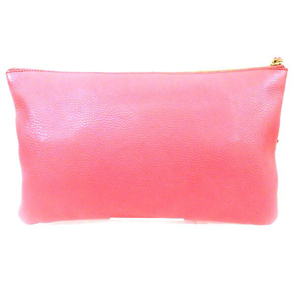 Gucci Bamboo Line Clutch Bag Leather