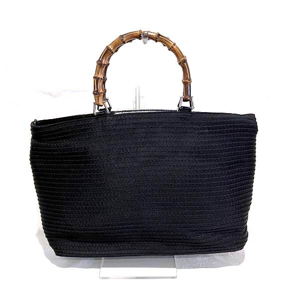 Gucci Bamboo 2Way Bag Canvas Nylon Travel Bag