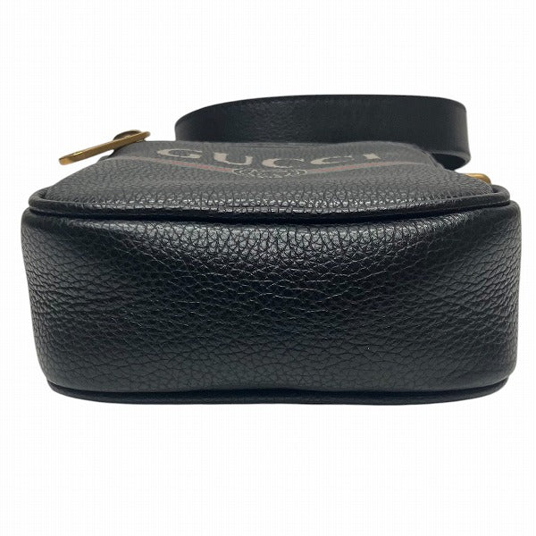 Gucci Webbing Calf Shoulder Bag Leather