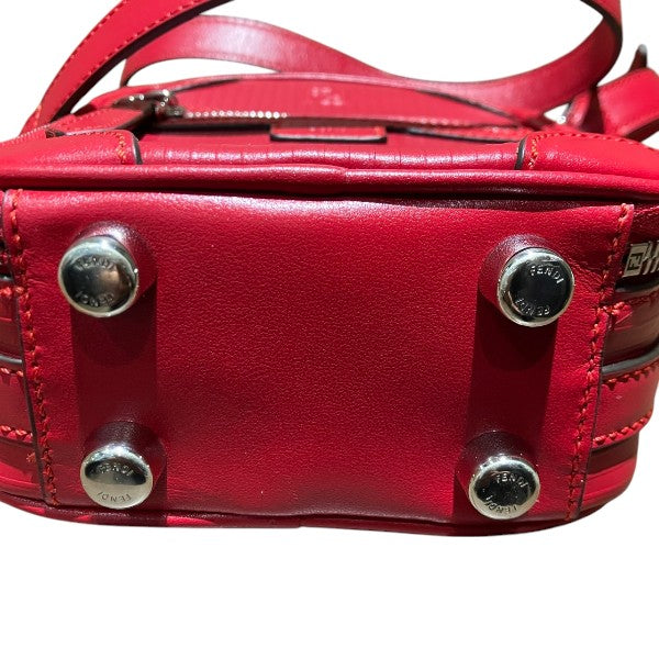 Fendi Zucchino 2Way Shoulder Bag Leather