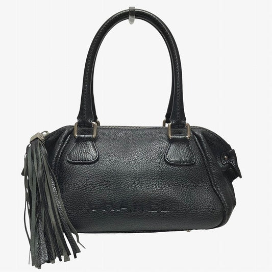Chanel Calf Leather 2Way Boston Bag
