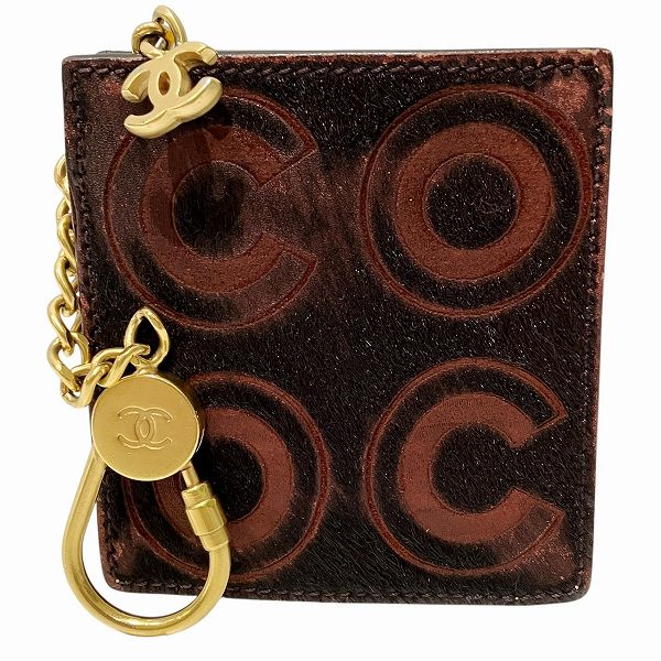 Chanel Coco Mark Harako Leather Coin Case Bag