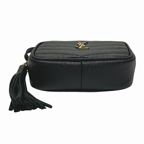 YSL Saint Laurent Yves Lou Shoulder Bag Leather Baby