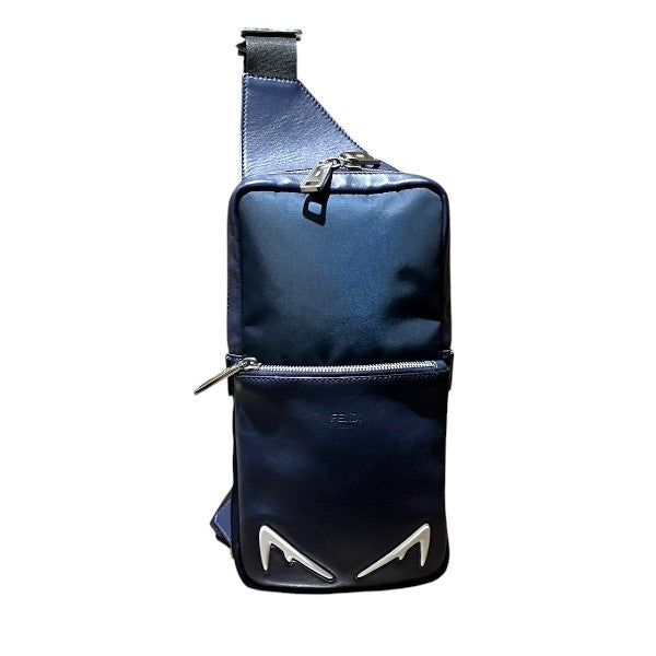 Fendi Monster Shoulder Bag Leather
