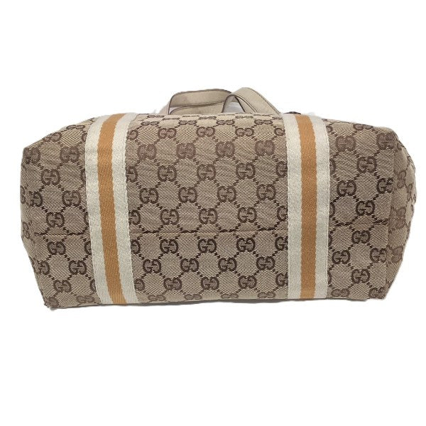 Gucci Sherry Line 2Way Bag Canvas Travel Bag 3