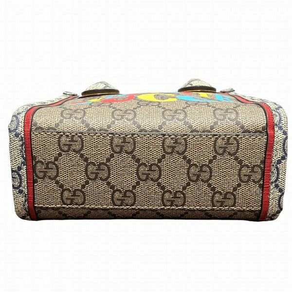 Gucci Supreme 2Way Bag Leather Travel Bag 2Way Bag