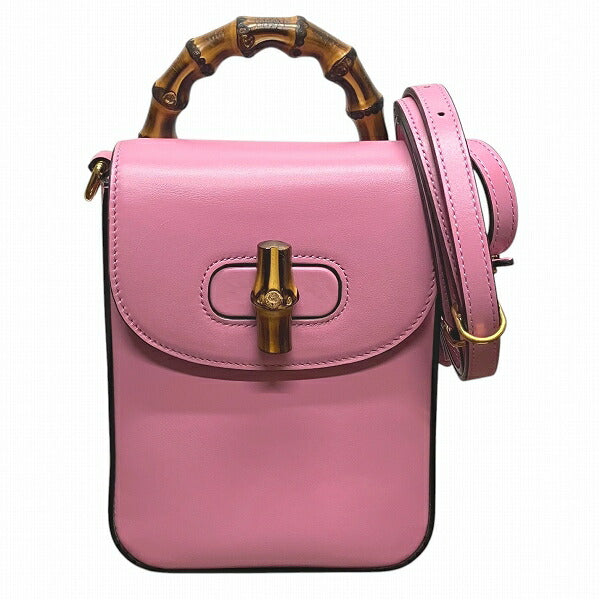 Gucci Bamboo 2Way Backpack Leather