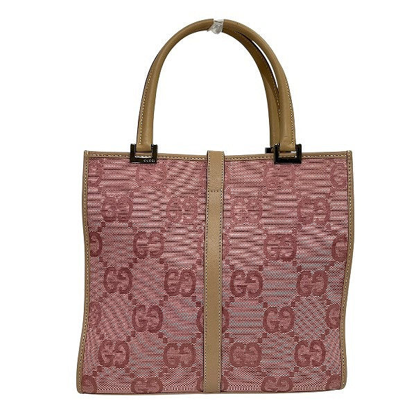 Gucci Jackie Jacquard Handbag Leather Travel Bag
