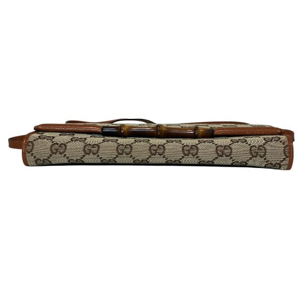 Gucci Bamboo Shoulder Bag Canvas Bag 2