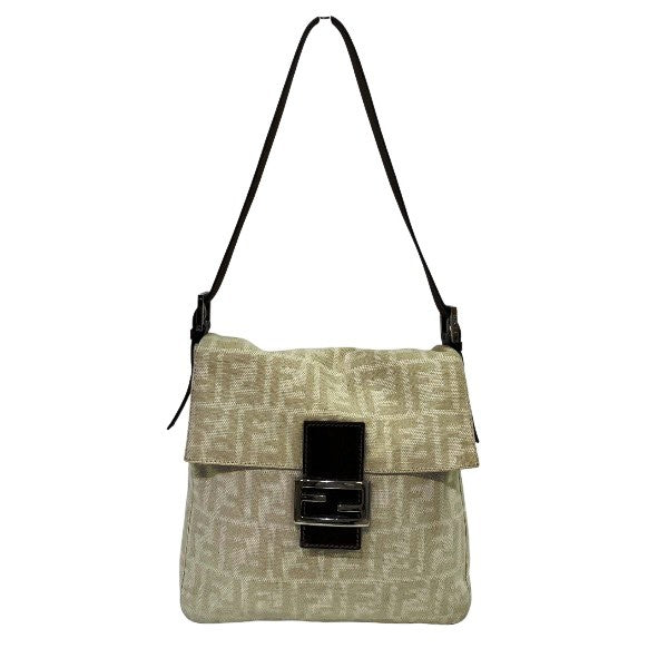 Fendi Mamma Baguette Shoulder Bag Canvas Shoulder Bag 3