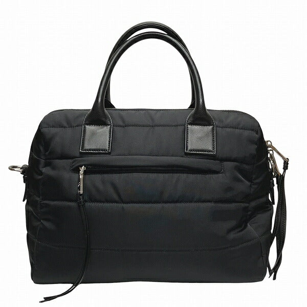 Prada Tessuto Bomber 2Way Bag Leather Nylon Travel Bag