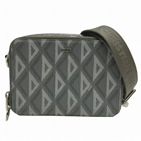 Dior Diamond Shoulder Bag Leather