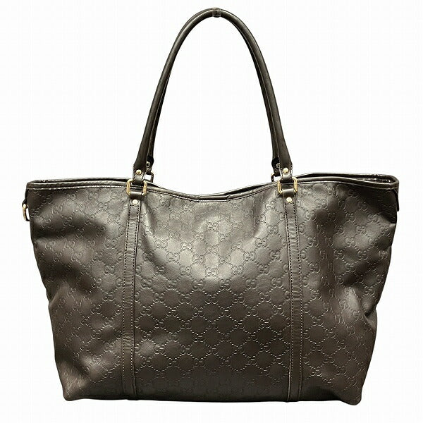 Gucci Signature Tote Bag Leather