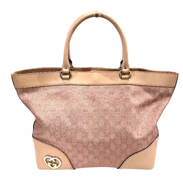 Gucci Lovely Handbag Leather Canvas Travel Bag