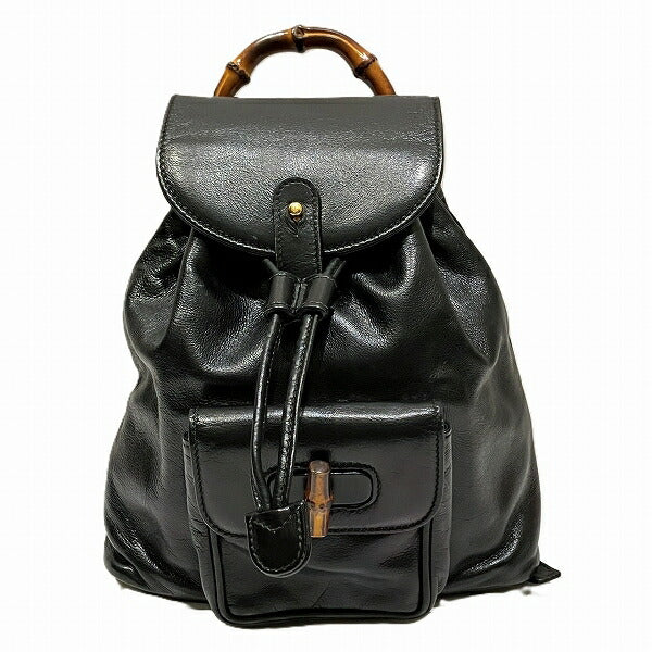 Gucci Bamboo Backpack Leather Backpack 5