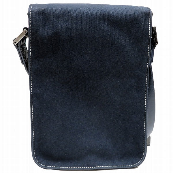 Fendi Shoulder Bag Leather Canvas Leather Shoulder Bag
