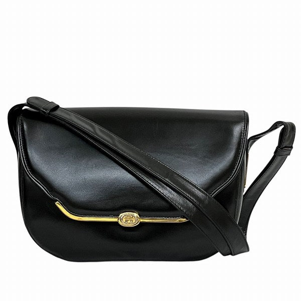 Gucci Shoulder Bag Leather Logo Bag 1