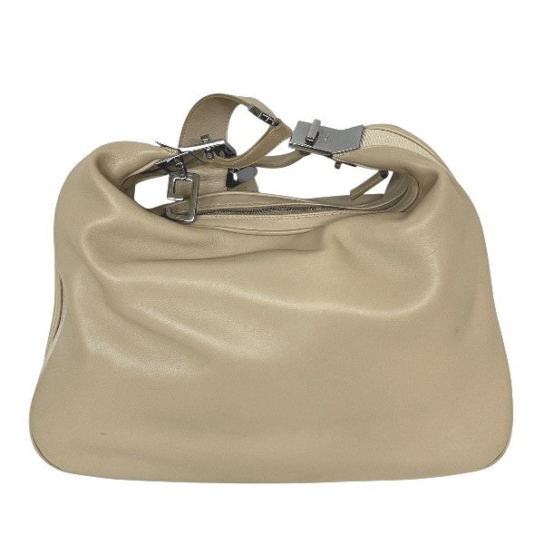 Gucci Shoulder Bag Leather Canvas 47