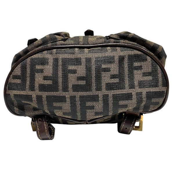 Fendi Zucca Backpack Leather Canvas