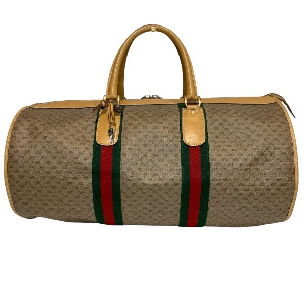 Gucci Pattern Pvc Boston Bag Travel Bag