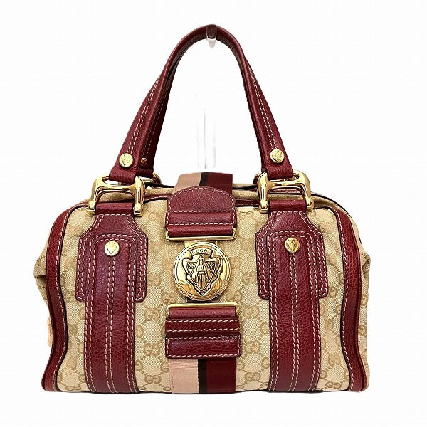 Gucci Hysteria Aviatrix Crest Handbag Canvas Travel Bag
