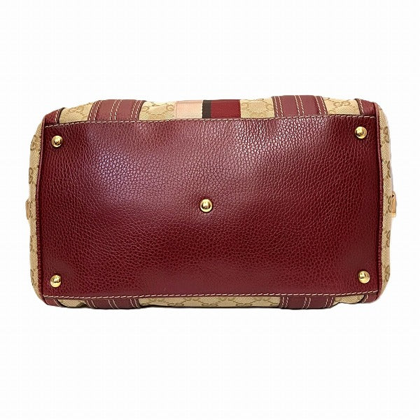 Gucci Hysteria Aviatrix Crest Handbag Canvas Travel Bag