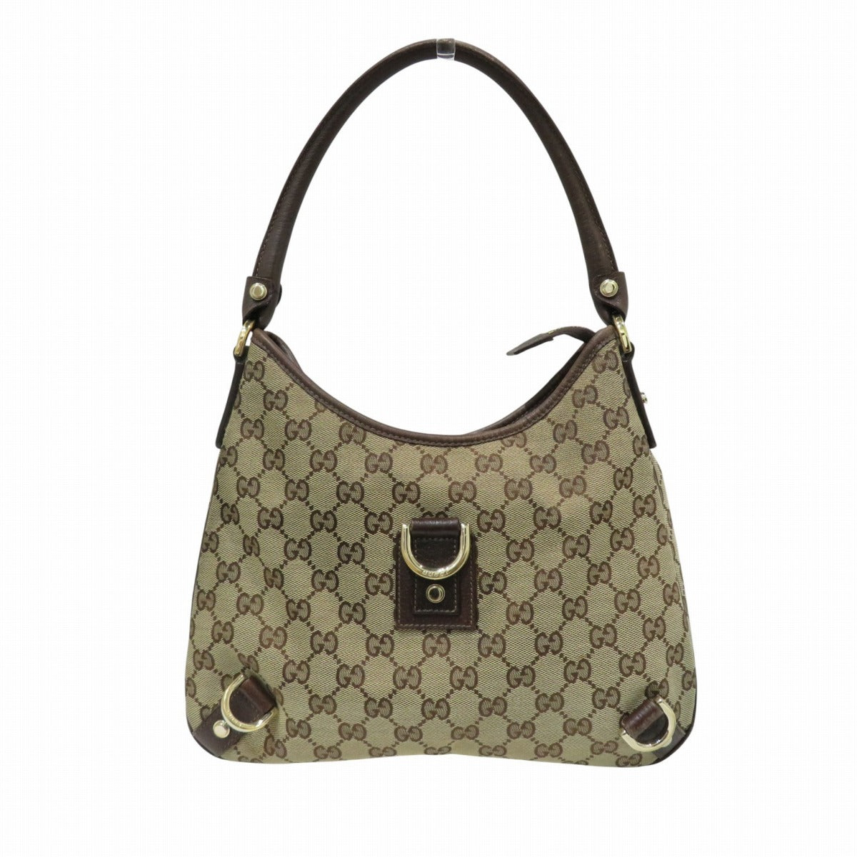 Gucci Shoulder Bag Leather Canvas 54