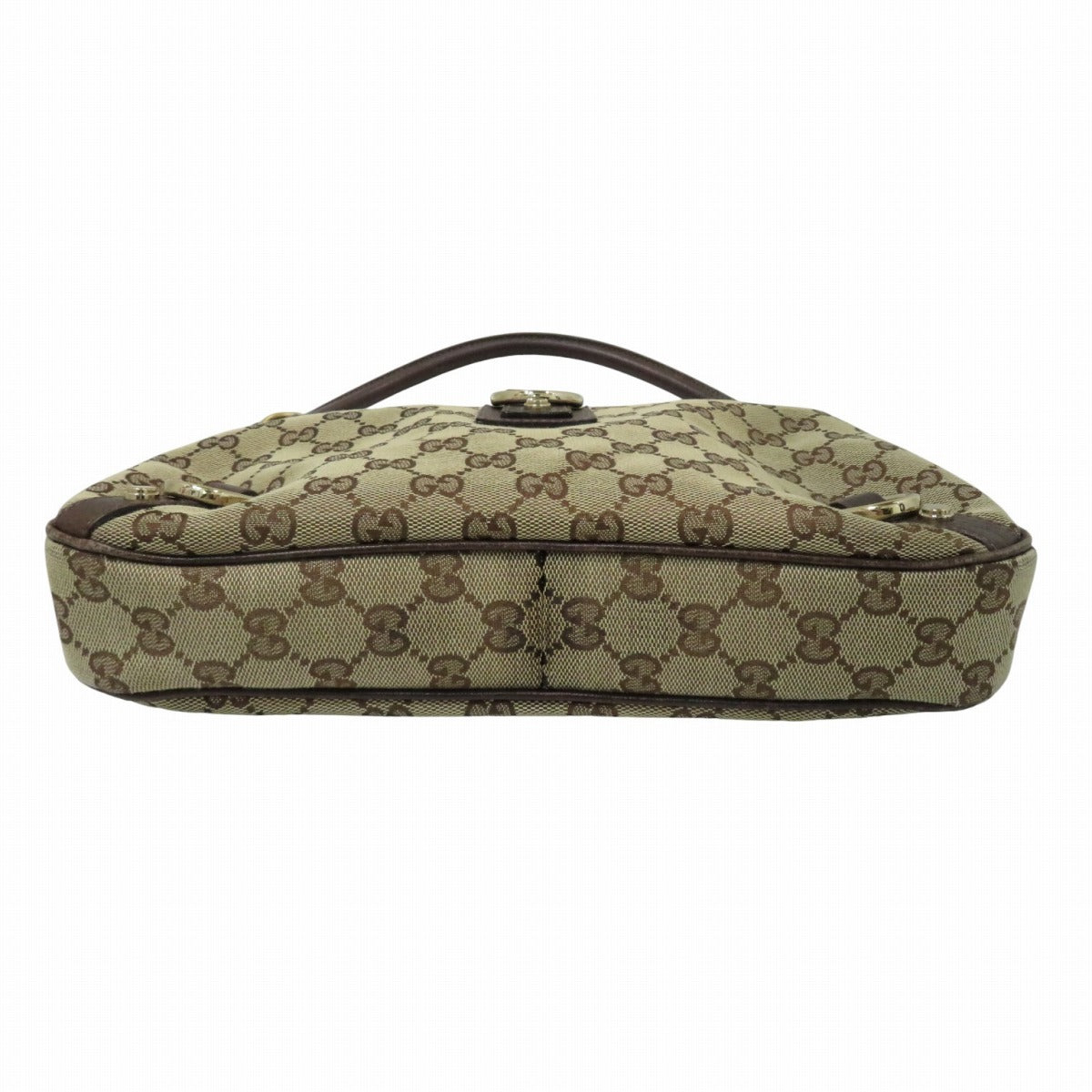 Gucci Shoulder Bag Leather Canvas 54