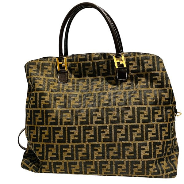 Fendi Zucca 2Way Bag Canvas Travel Bag 2Way Bag 2