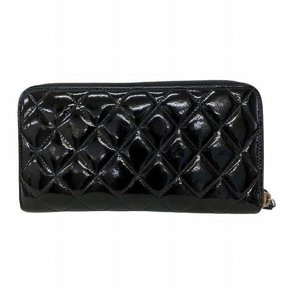 Chanel Matelasse Patent Leather Wallet